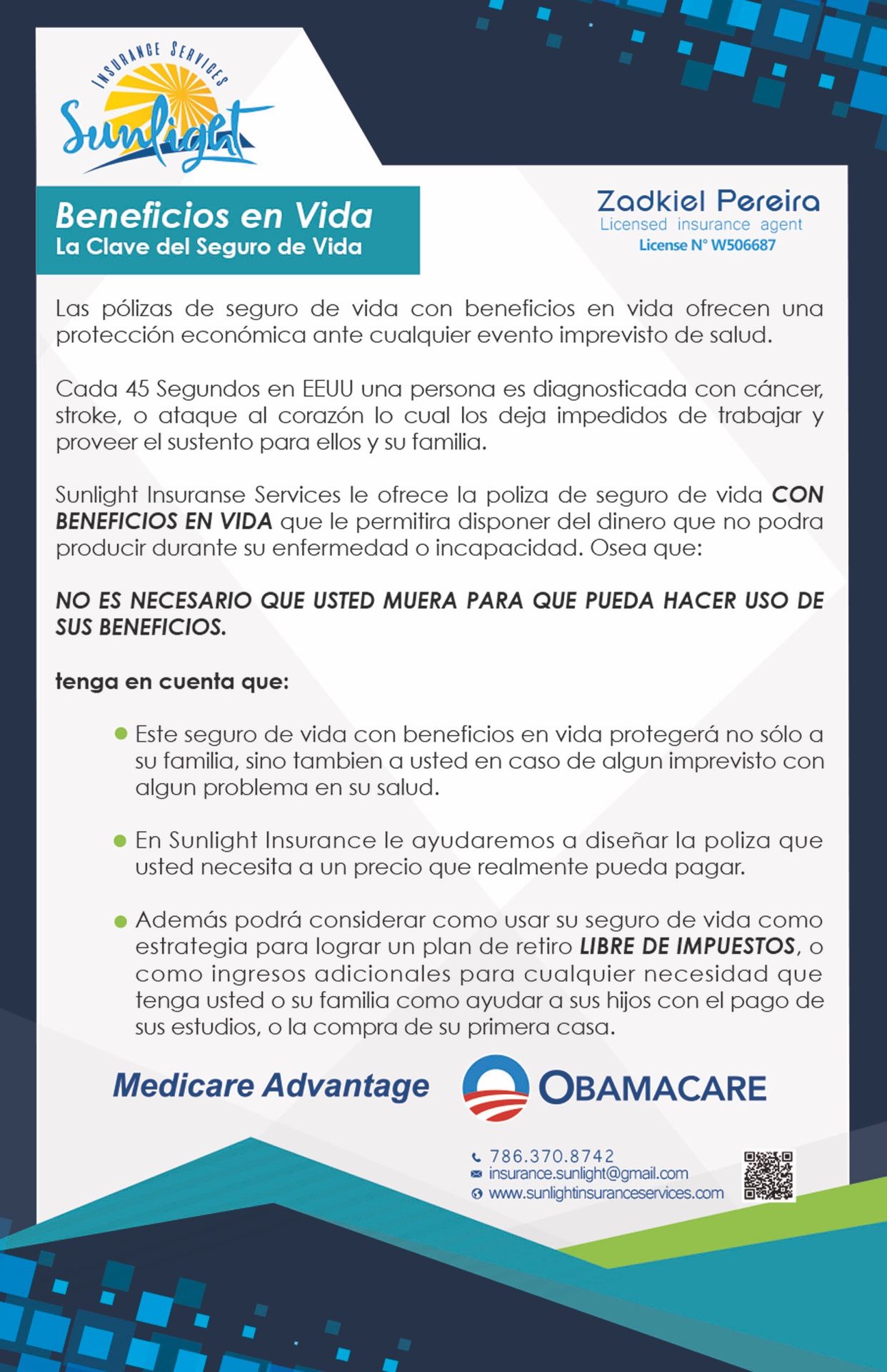 Life and health Salud y vida