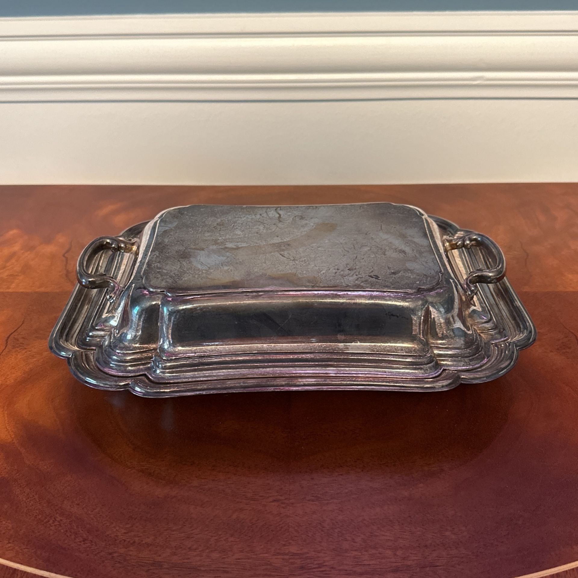 Vintage Serving Dish w/Handled Lid