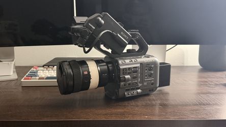 Sony FX6 cinema camera setup with lens