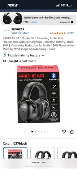 Prohear hearing protection
