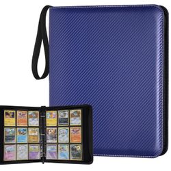 Germun 720 Trading Binder Blue Textured. Mtg TCG Pokemon Lorcana 