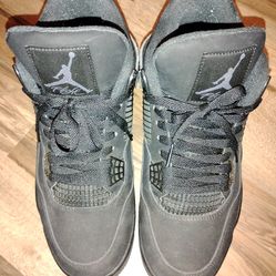 Nike Mens Air Jordan Retro 4"Black CAT Black/Black-LT Graphite Synthetic Size 11