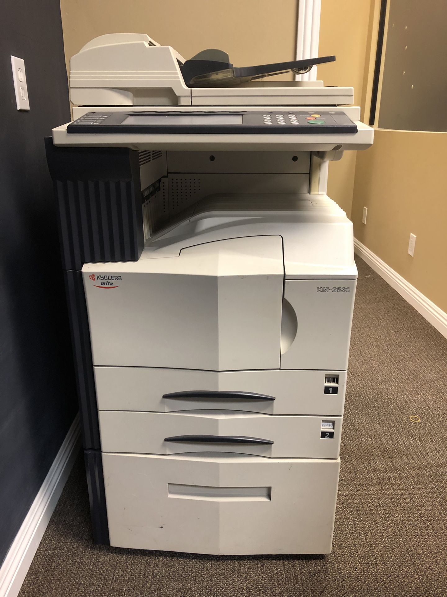 KYOCERA MITA KM-2530 COPIER, PRINTER, SCANNER, FAX MACHINE