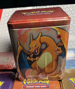 Fire Stacking Tin Pokemon Trading Card Game TCG Brand New Sealed