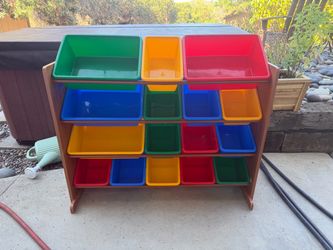 Toy storage bins