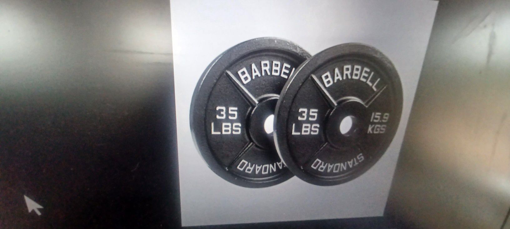 Weight Plates Pair 35lbs