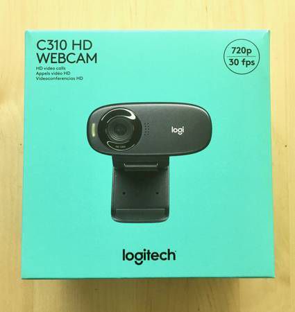NEW Logitech C310 HD Webcam 720p 5MP Video w/ Lighting Correction