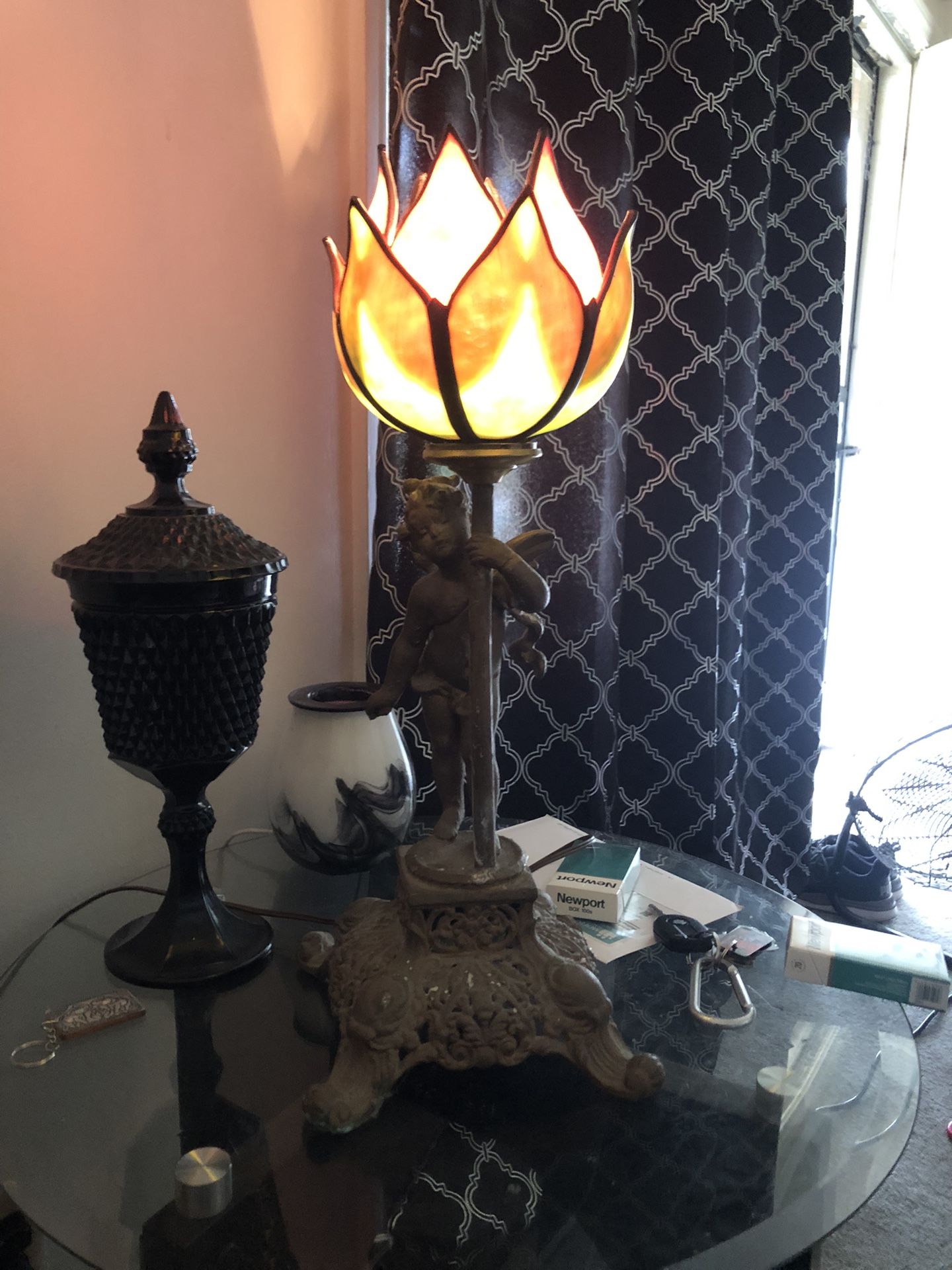 Vintage Tiffany style, Angel lamp