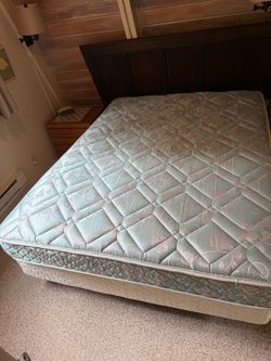 Free Queen mattress and box spring.