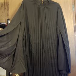 SHEIN Plus Size 24-26 Black Pleated Dress