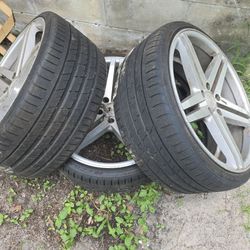 3 20 Inch Verde Parrallax & Tires