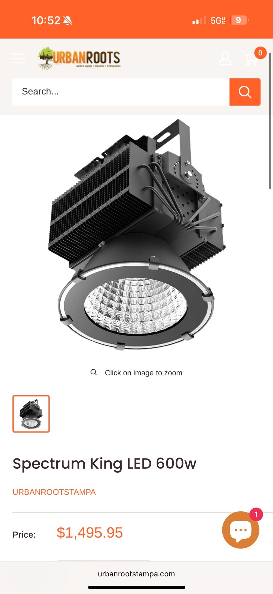 King Spectrum LED grow Light