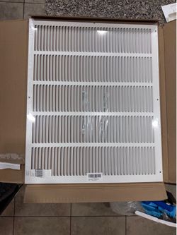 Steel return air grille 25”x20”