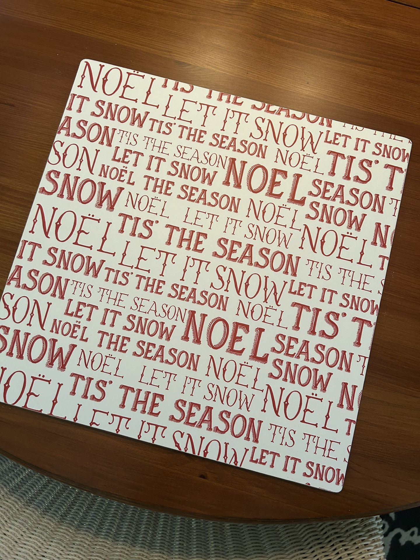 -NEW-Pottery Barn Cork Backed 4pc. Placemat Set! (Sold Out In Stores)