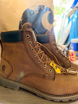 Carhartt Brown Leather Work Boots