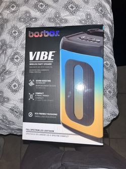 BOSBOS® Vibe Wireless Party Speaker – LED Lights