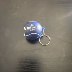 Corona Extra Beer Bottle Opener Keychain Basketball Jimmy V Blue