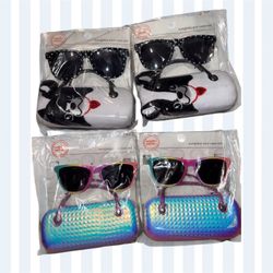 Kids Sunglasses With Case / New / $4 Each 