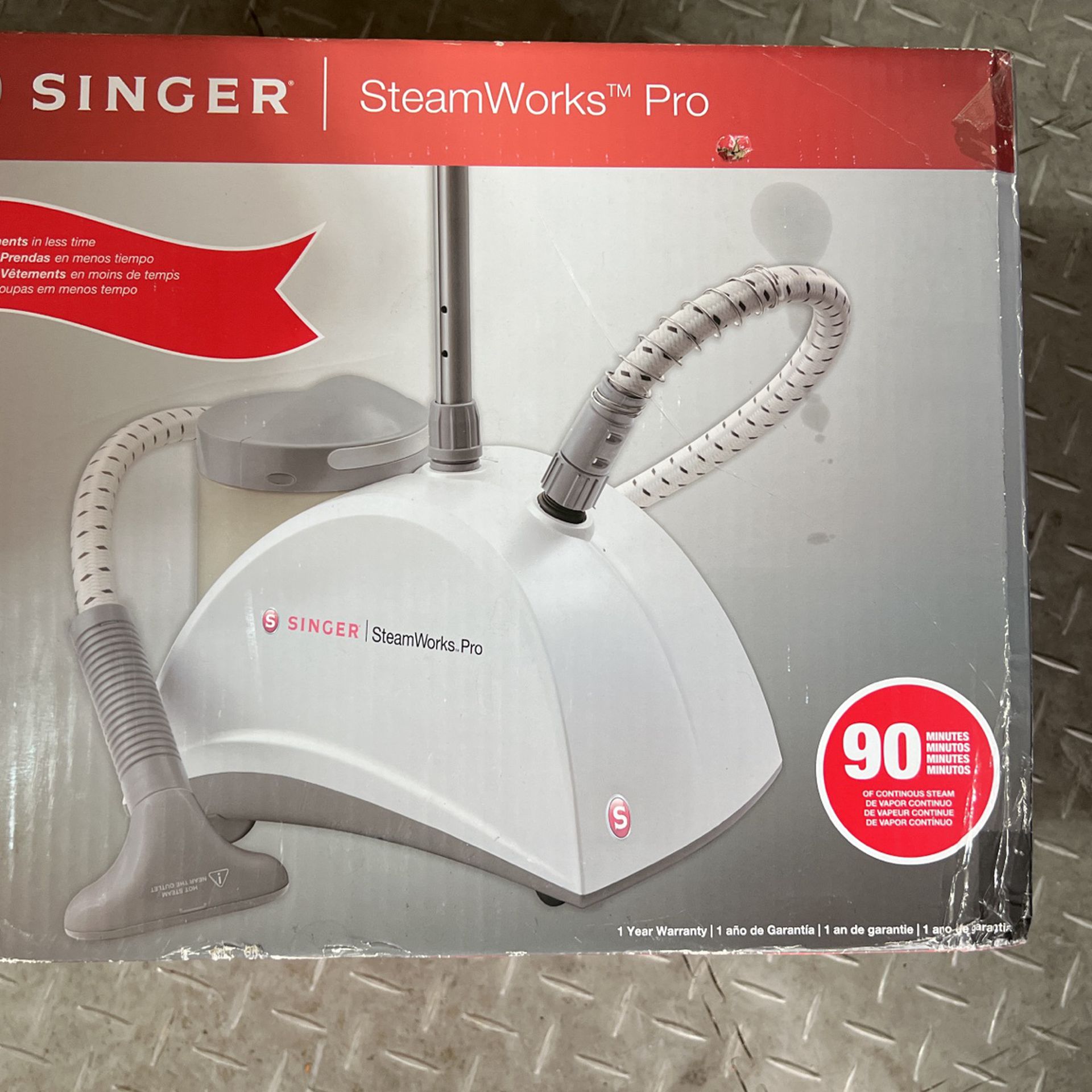 Garment Clothes Steamer By Singer, NEW