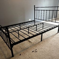 Queen Bedframe With Matress