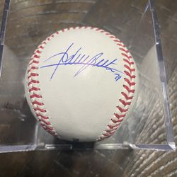 Adrian Beltre Autographed Baseball