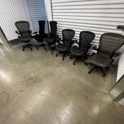 Herman Miller Office Chairs- Aerons and Embody’s