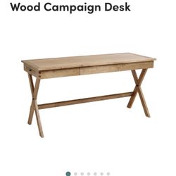 World Market Wood Campaign Desk