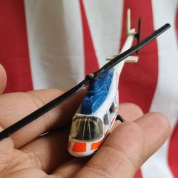 1989 Corgi Jet Ranger Helicopter Diecast Vintage