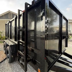 New 8x4x12 Hydraulic Utility Dump Trailer 💎