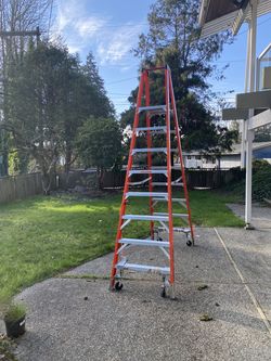 Werner Platform Twin 14' Stocker's Ladder
