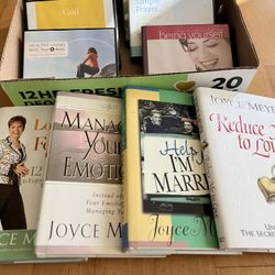 JOYCE MEYERS 4 BOOKS AND 7 CDs 