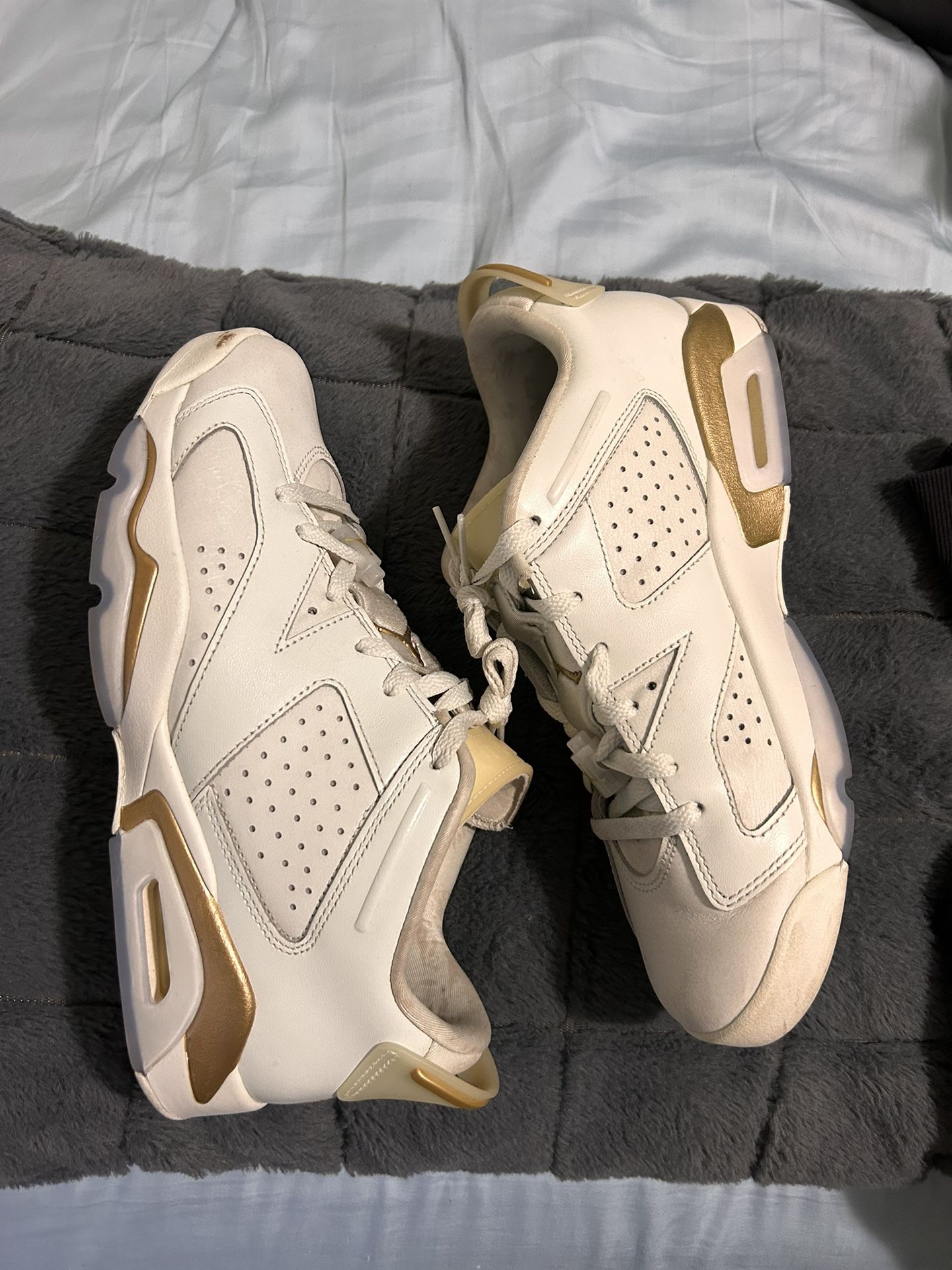 Used No Box Jordan 6 Low Lunar New Year Size 10 Men’s