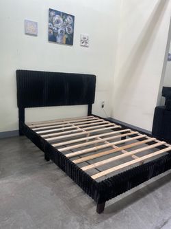 Full size bed frame only BLACK