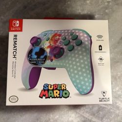 Nintendo Turtle Beach Mario Glow-In-The-Dark Wireless Switch Controller