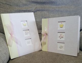 C.R. Gibson baby memory book with matching photo album, never used