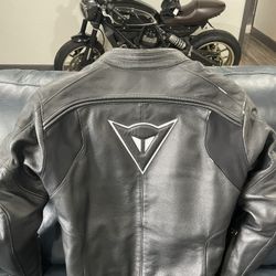 Men Motorcycle Leather Jacket