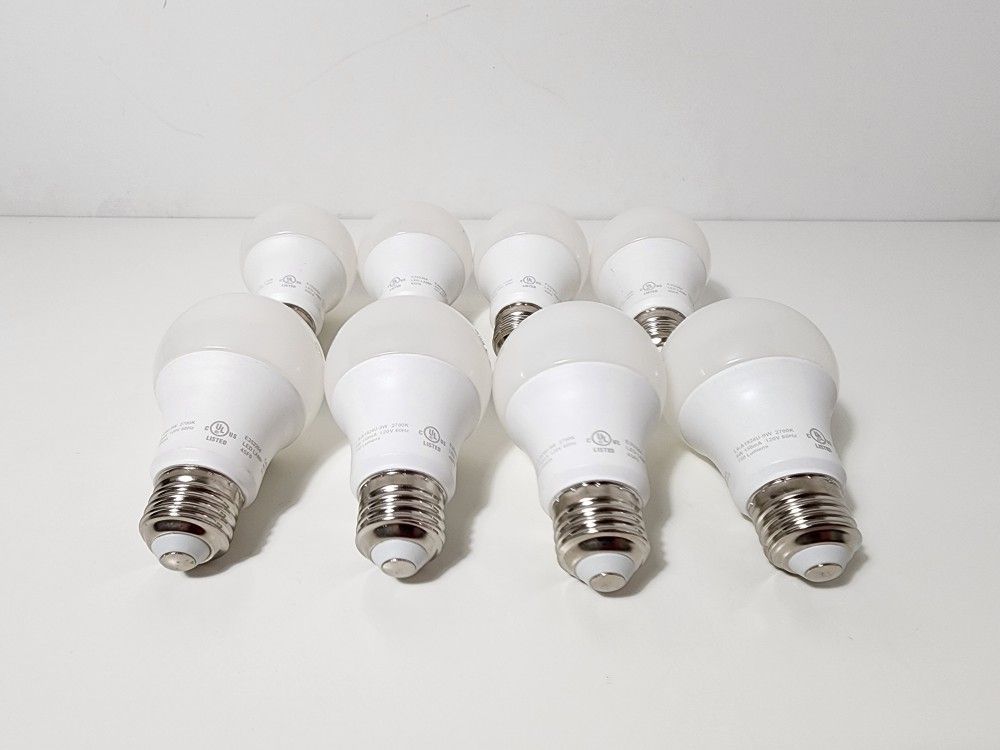 Pack of (8) Warm White LED Bulbs