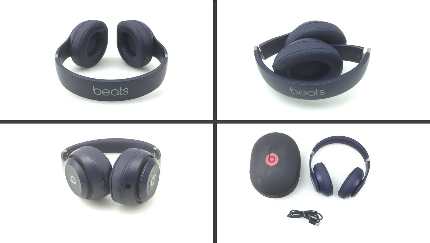 Apple Beats by Dre - Studio 3 - Bluetooth wireless noise canceling on ear - like new (blue)