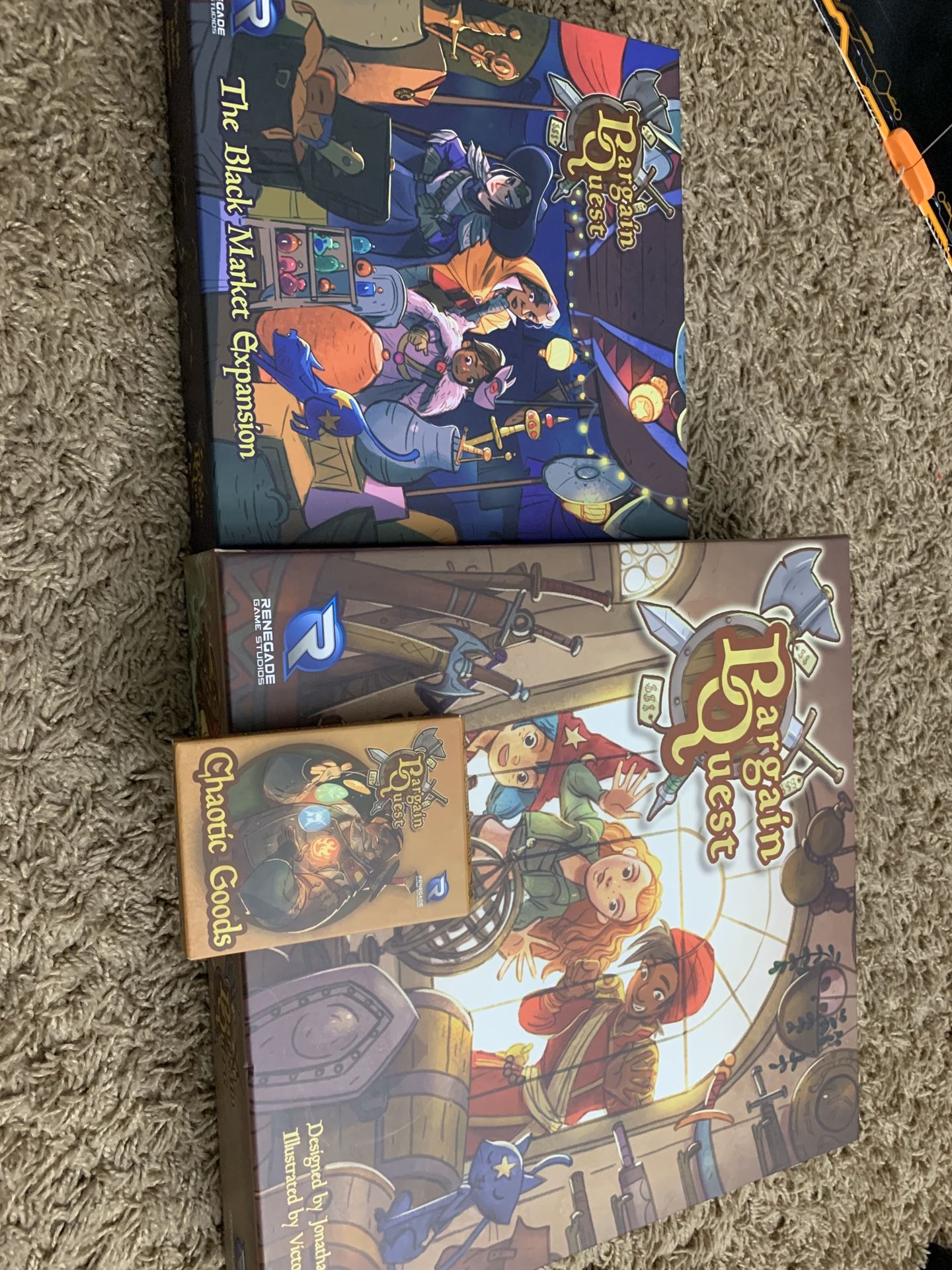 Bargain Quest plus expansions board game