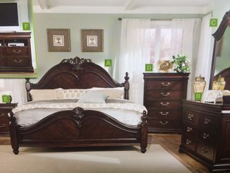 Queen bedroom set 4 piece