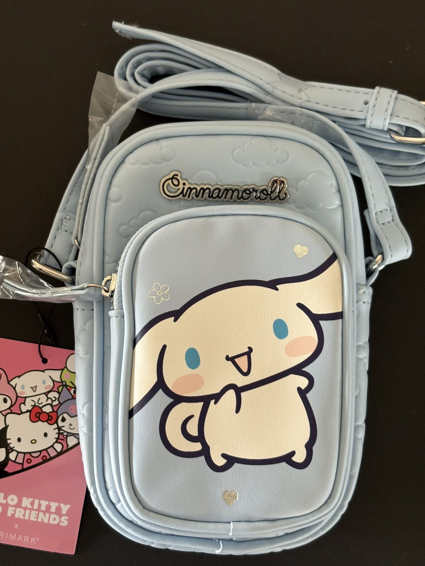 2025 Cinnamoroll Hello Kitty & Friends Sanrio Primark Blue Crossbody Handbag Purse - Brand New With Tags!