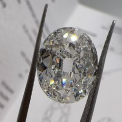 4.09 Carat D VS1 Antique Inspired Cut Oval Lab Diamond Loose Stone For Engagement Ring 