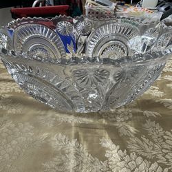 Large vintage punch bowl