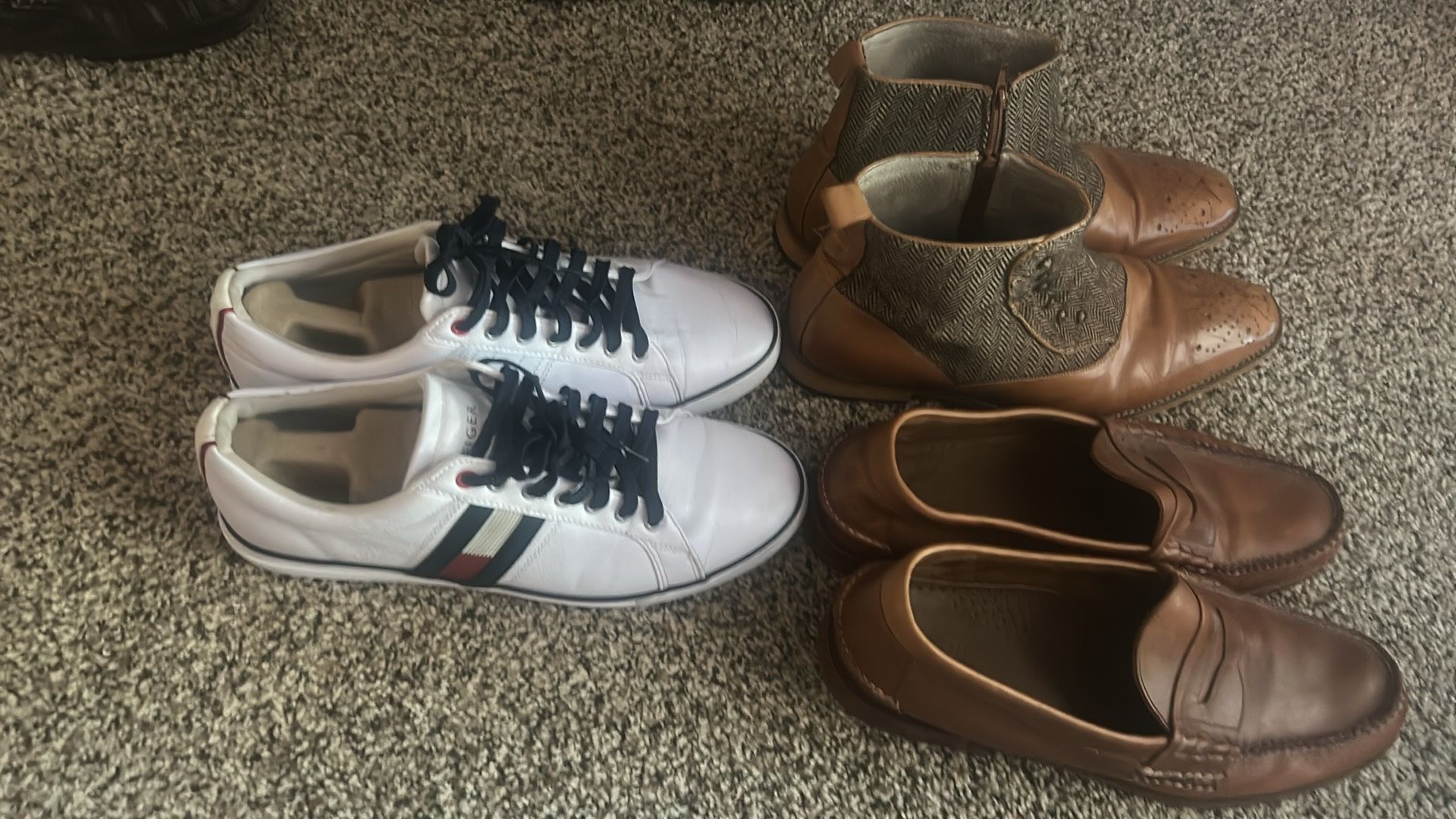 Men’s Size 13, Tommy Hilfiger, L.L. Bean, And Giovanni Shoes