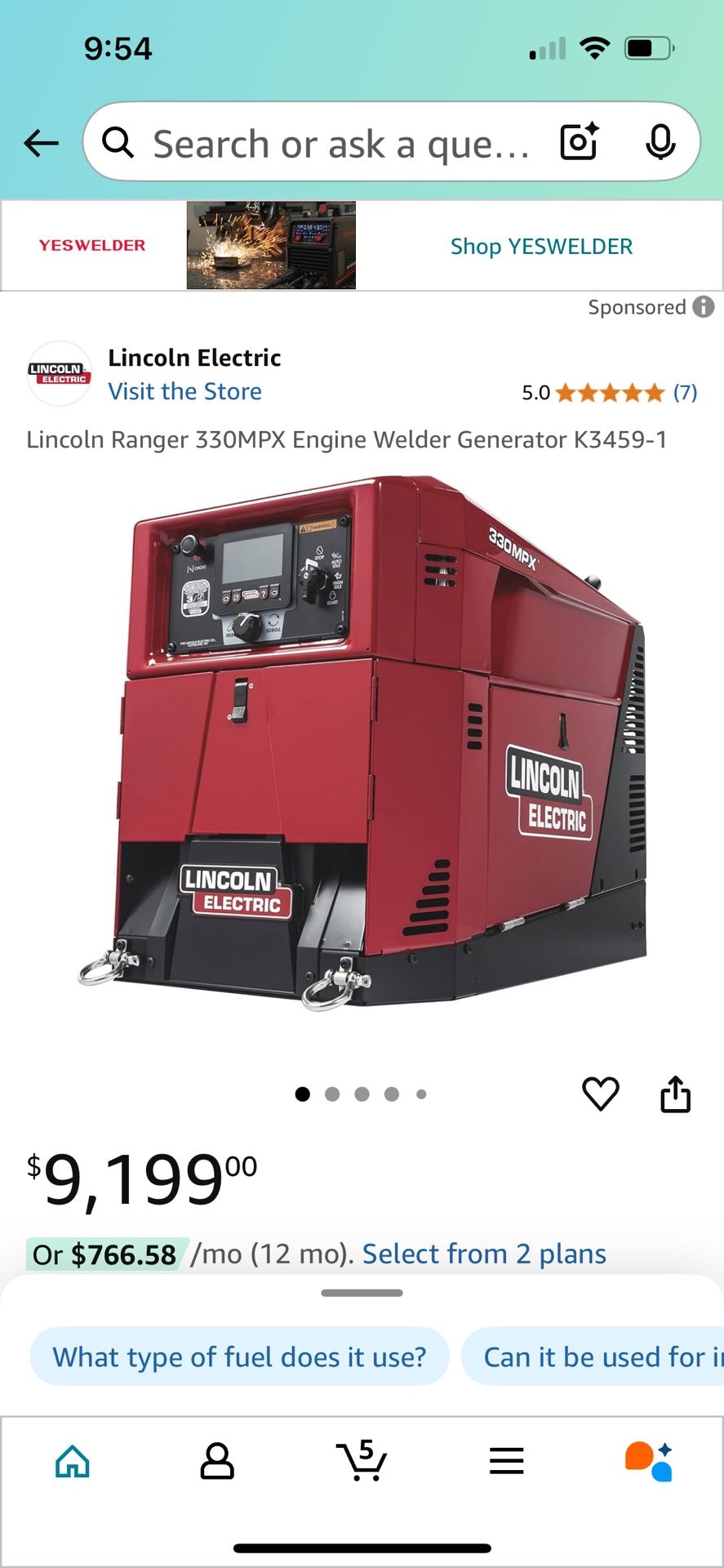 Lincoln Welder MPX330 