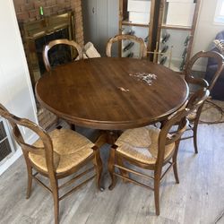 Wooden Dining Table Set 