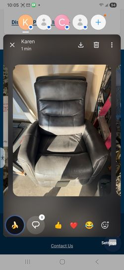 Recliner gently used