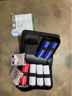 New Bicycle poker chip set
