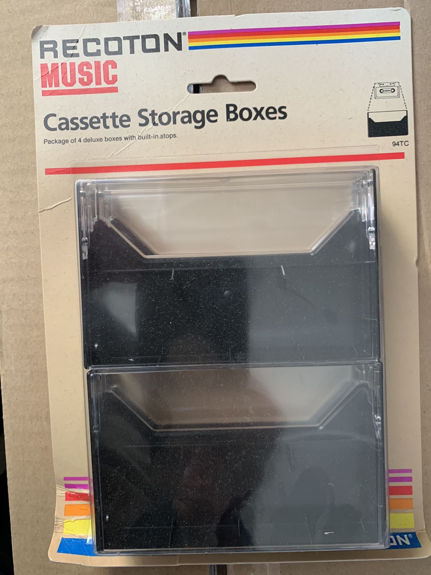 Reciting Music Cassette Storage Boxes (new)