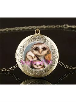 Owl locket